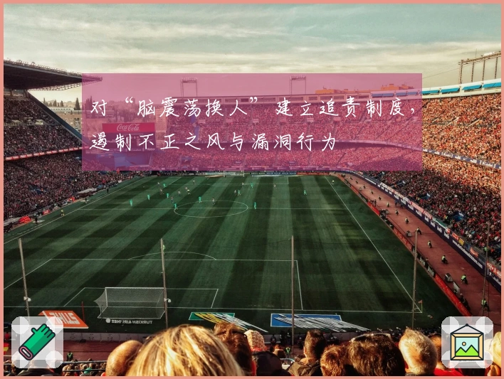 对“脑震荡换人”建立追责制度，遏制不正之风与漏洞行为