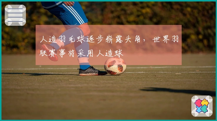 人造羽毛球逐步崭露头角，世界羽联赛事将采用人造球